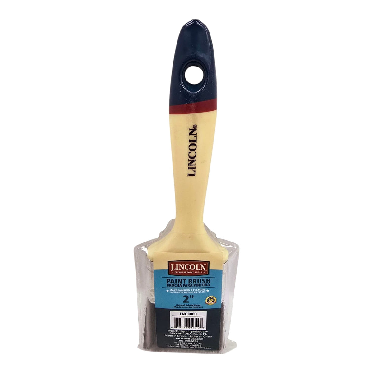 LINCOLN Paint Brush 2" LNC3003 Plastic Handle