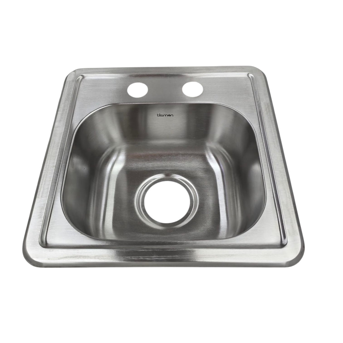 BISMAN Sink Single Bowl 15" X 15" X 6" BM15156