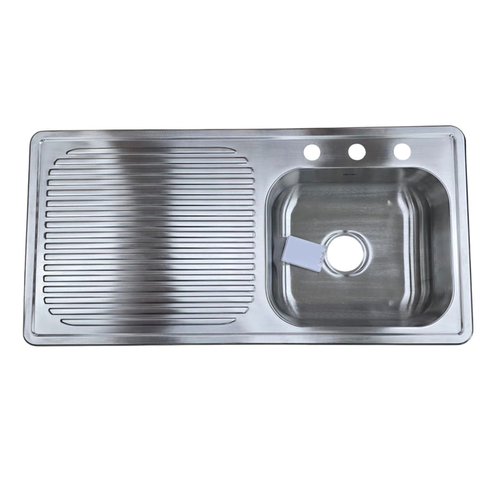 BISMAN Sink S/BOWL S/DRAIN 1000X500X6" BM10050L