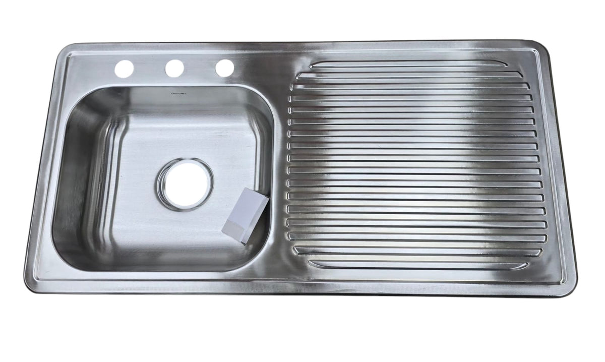 BISMAN Sink S/BOWL S/DRAIN 1000X500X6" BM10050R