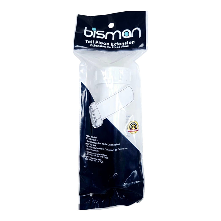 BISMAN PVC Tail Piece Extension 1 1/2"