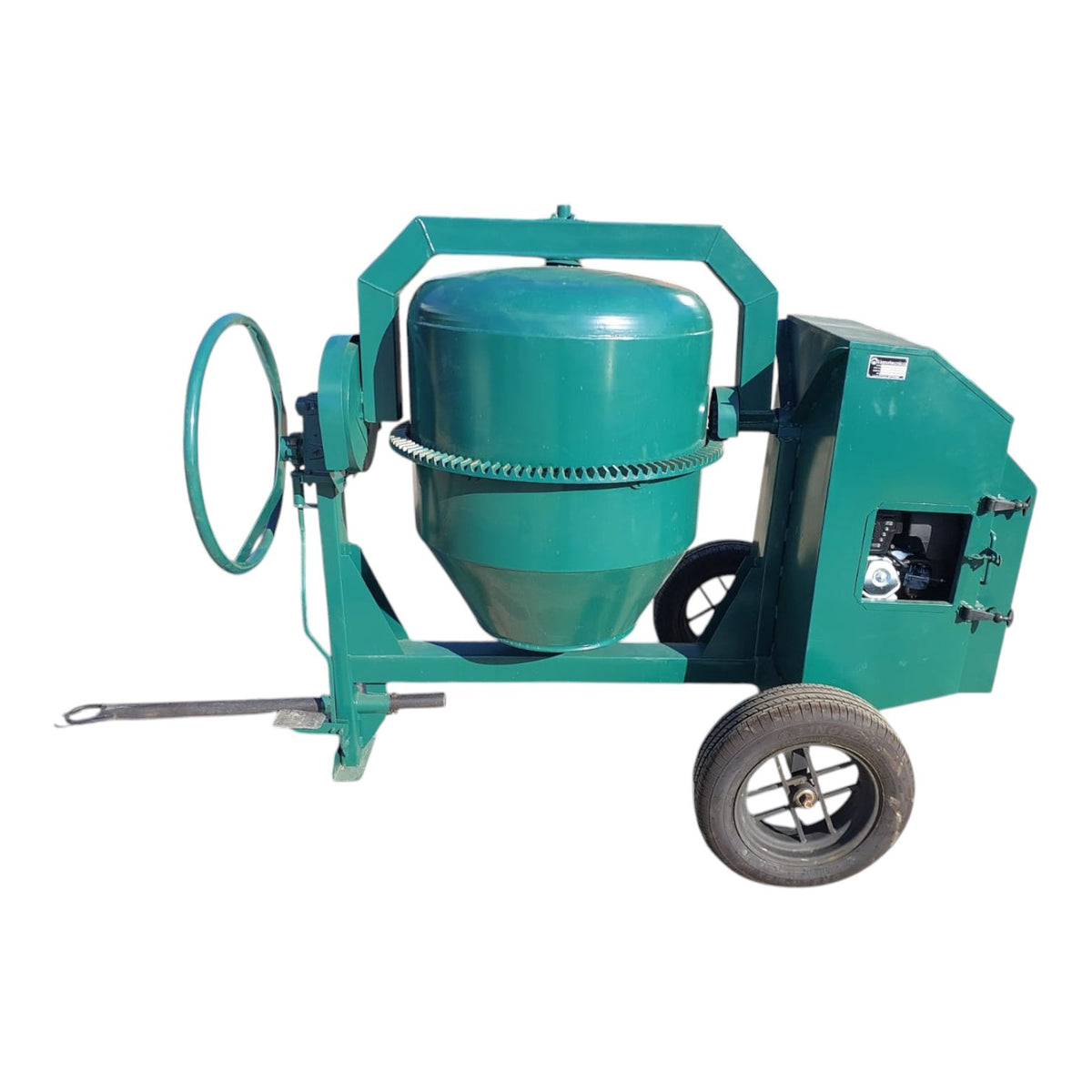 Concrete Mixer 450L MT-480 Llanotecnica Ransom Gas Green