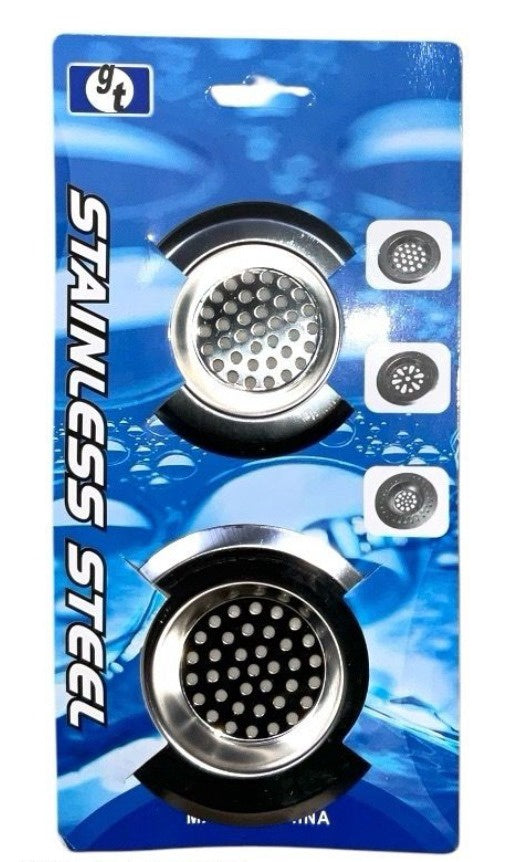 Sink Strainer 2PC Set Gt Blue Pack