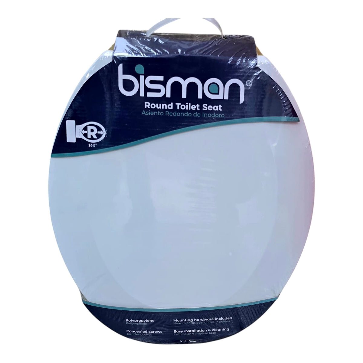 BISMAN Toilet Seat Plastic Round Soft Closing SCETS2000