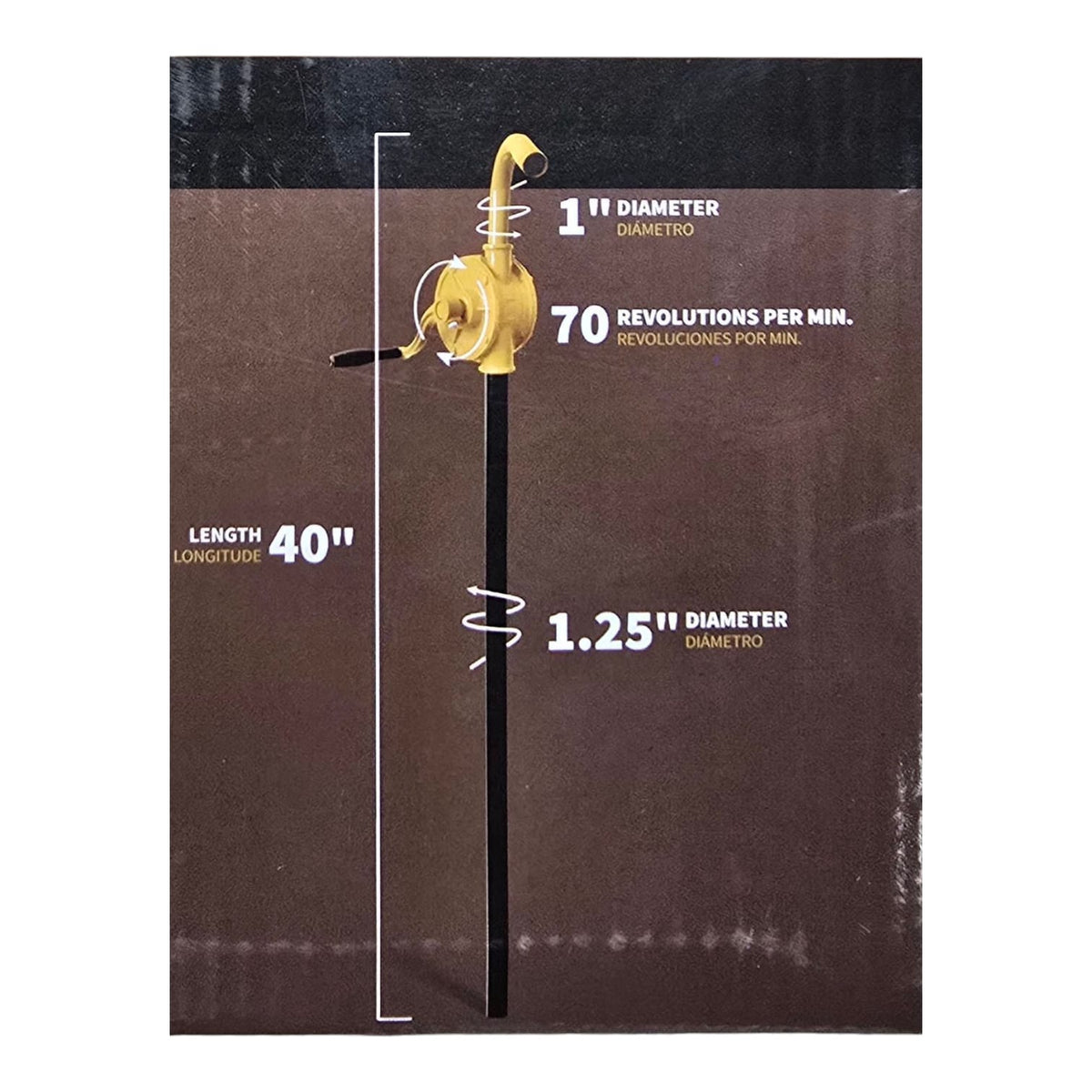 BROWN USA Drum Pump Rotary ROP3000