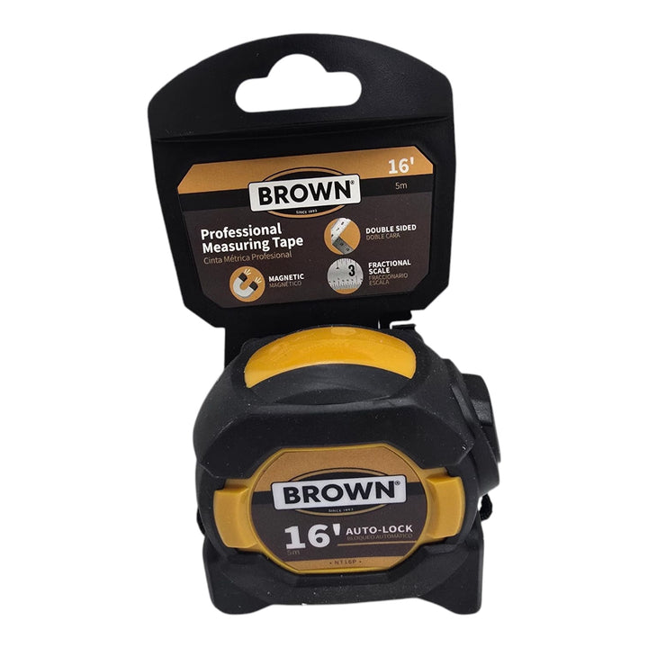 BROWN USA Measuring Tape 16FT NT16P