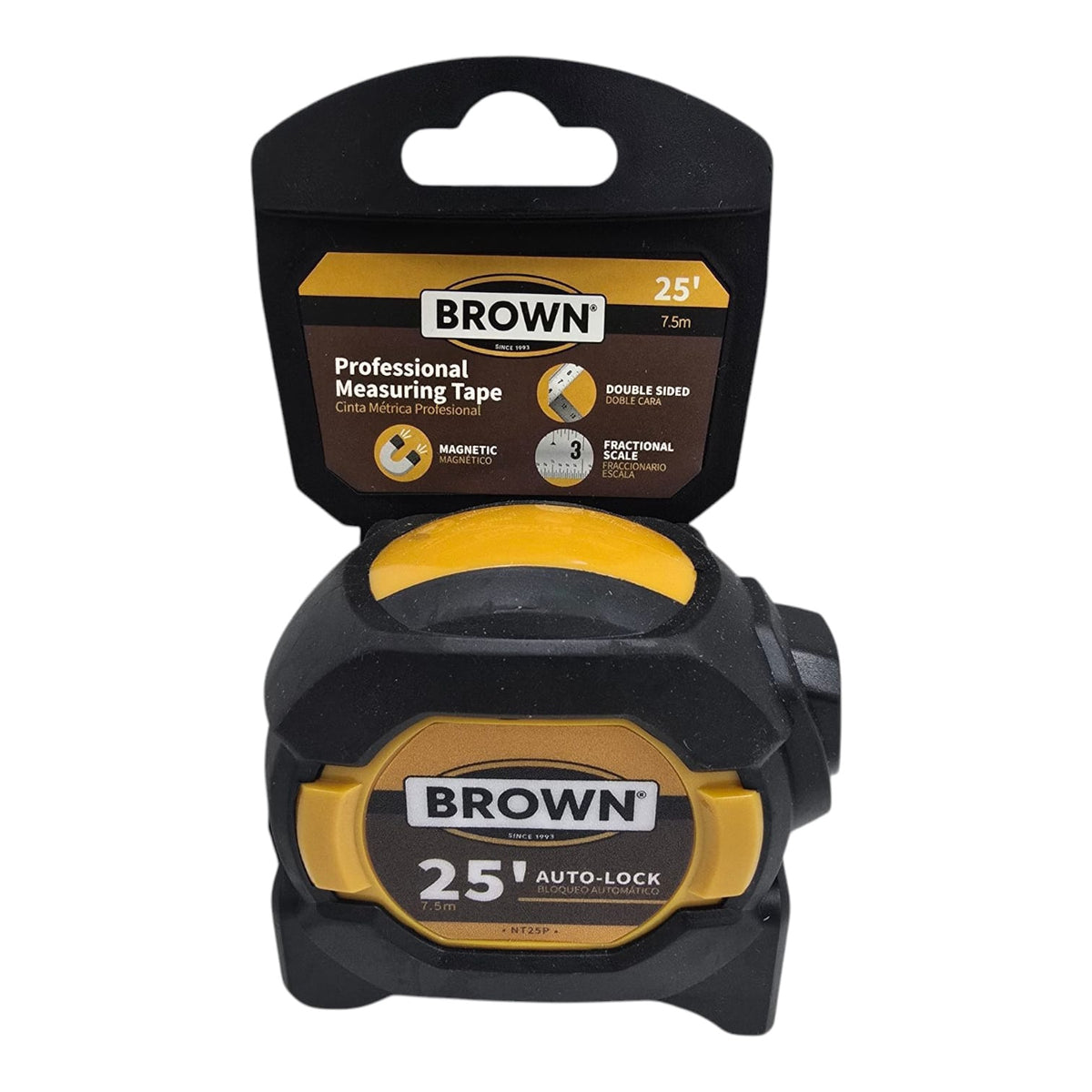 BROWN USA Measuring Tape 25FT NT25P
