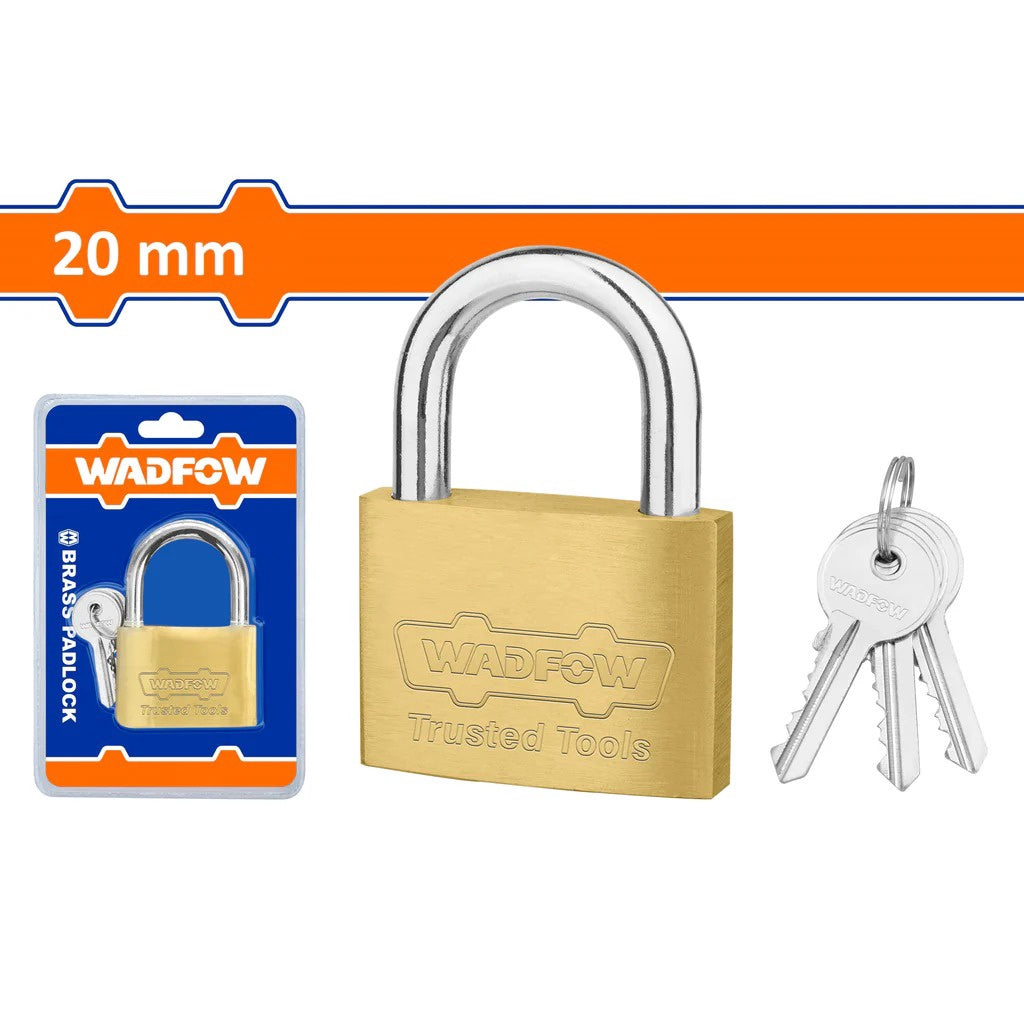 WADFOW Padlock 20MM Brass WPD1420