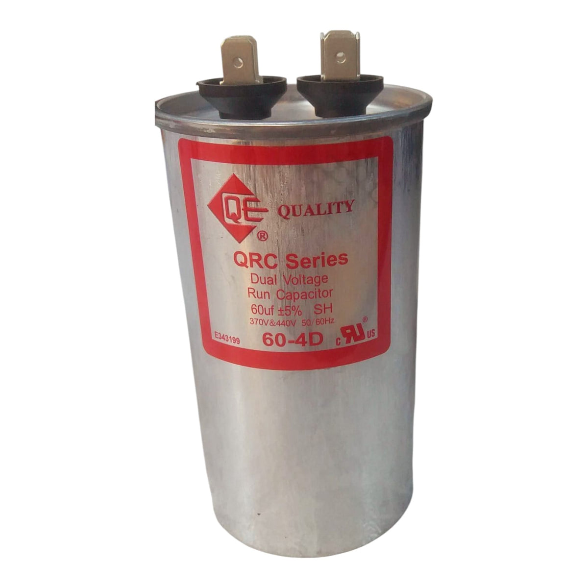 Capacitor 60-4D 60MFD Qe Quality Dual Voltage 370-440V Qrc Series