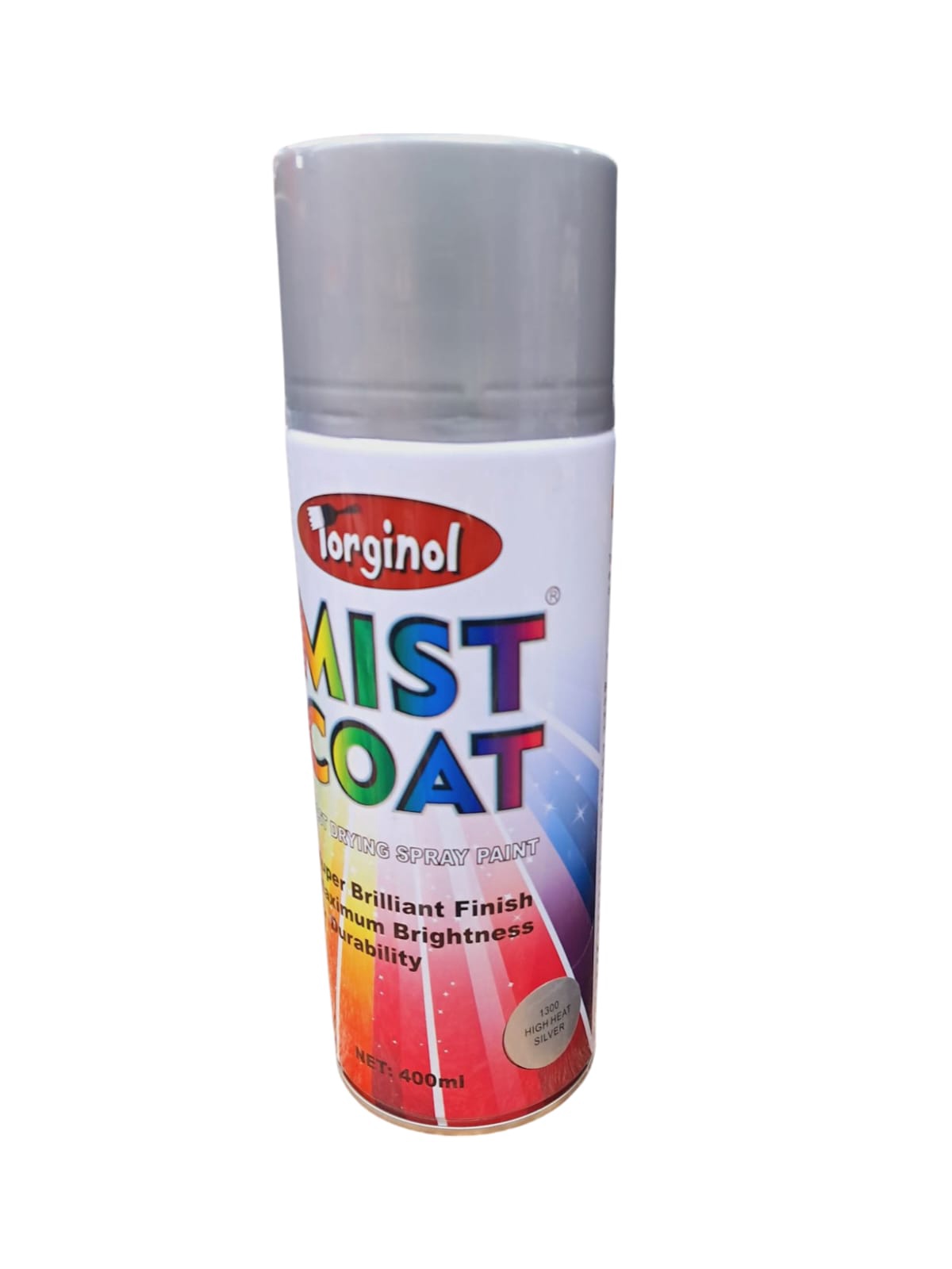 Tin Spray Mist Coat High Heat Silver
