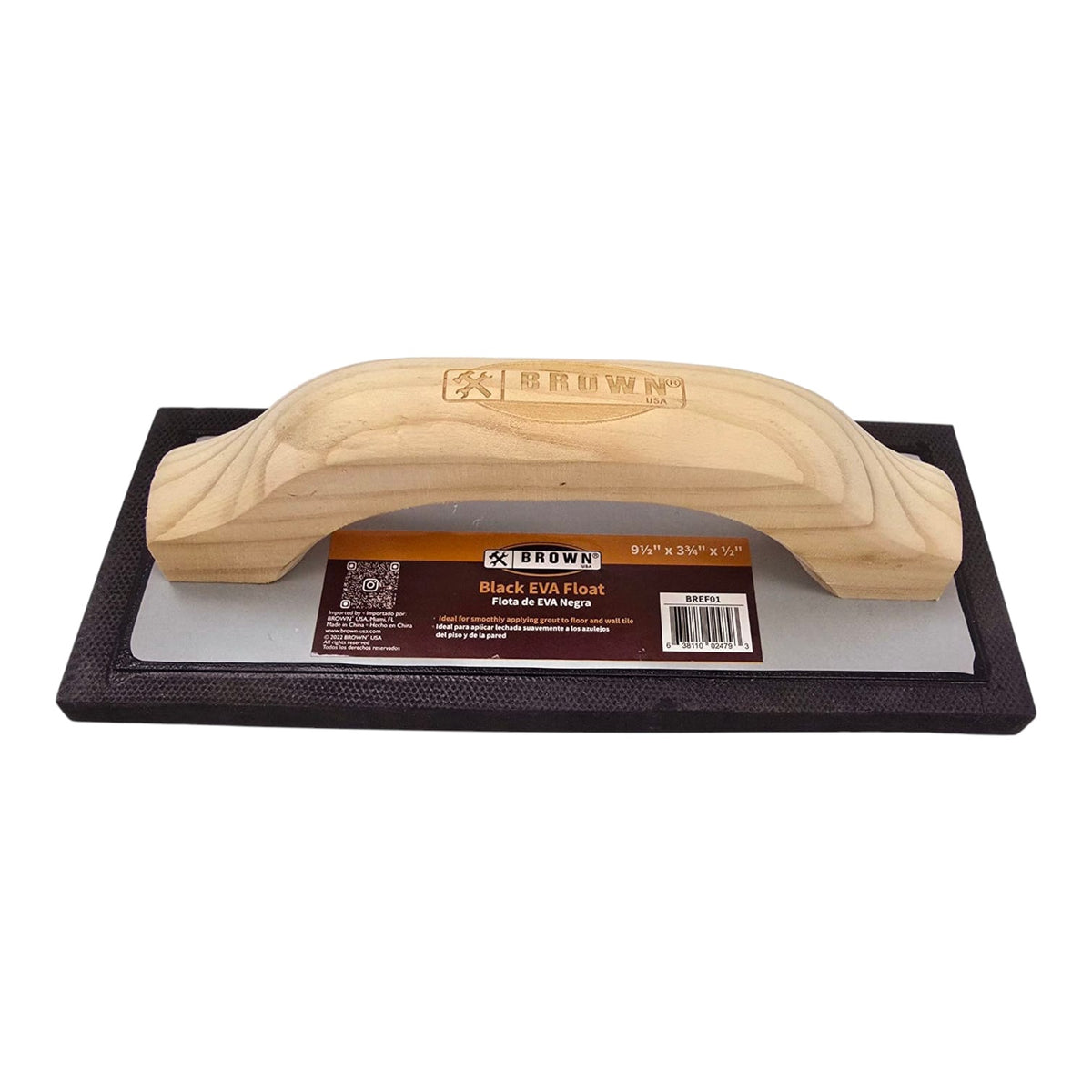 BROWN USA Tile Grouter Float BREF01 9 1/2" X 3 3/4" X 1/2"