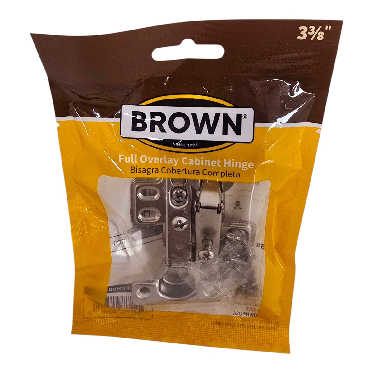 BROWN USA Hinges Concealed 3 3/8" BRCH001