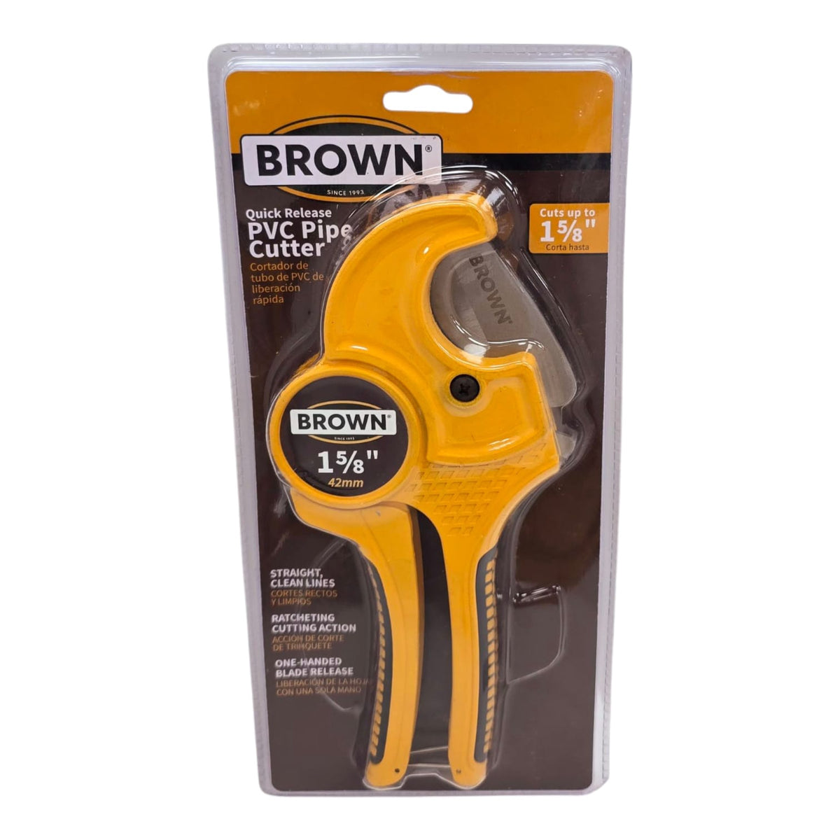 BROWN USA PVC Pipe Cutter BRPVC2 (Cuts Up to 1 5/8")