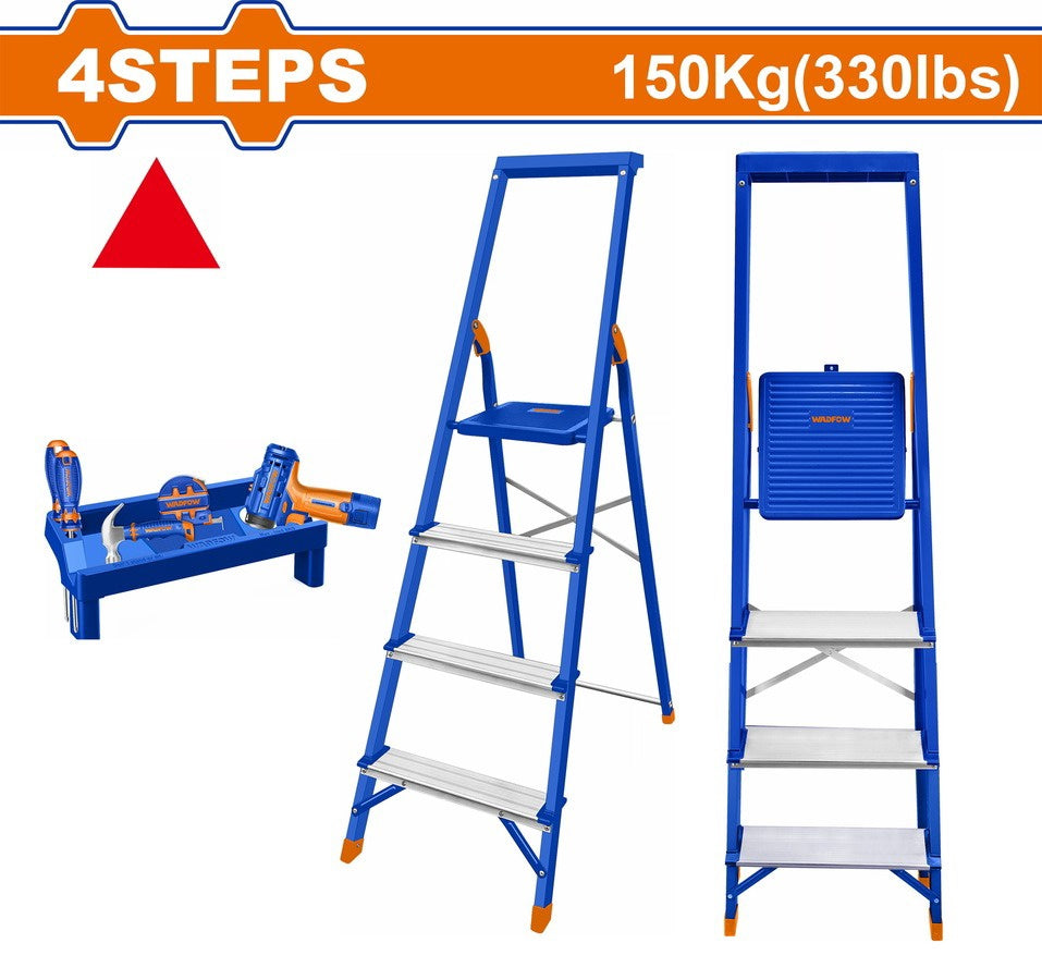 WADFOW Ladder Aluminum 4 Steps WLD1H04