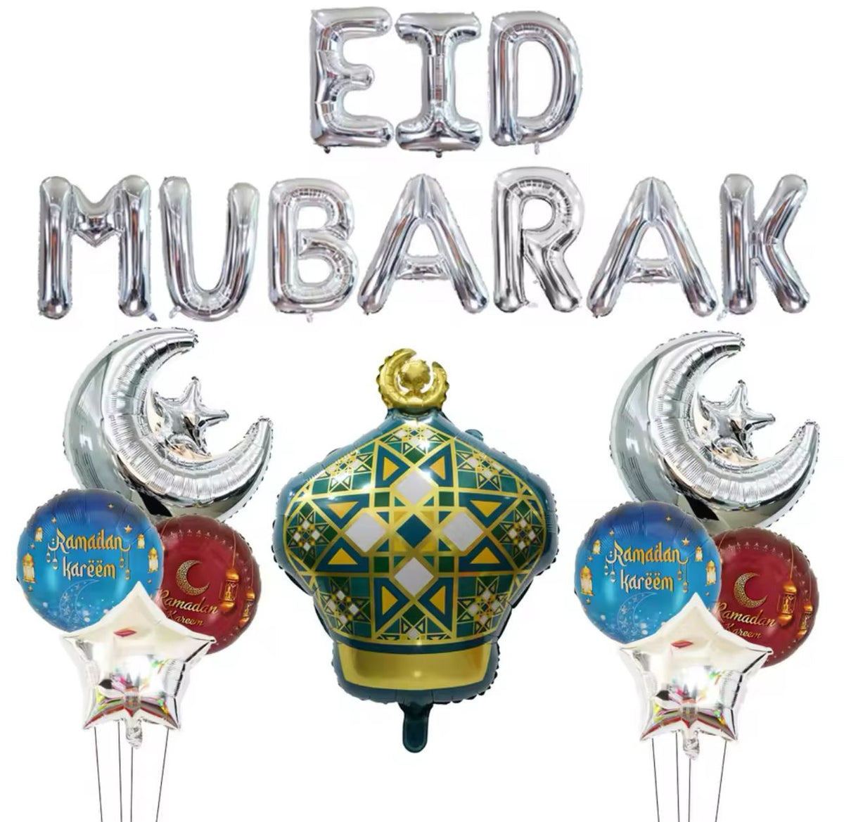 Eid / Ramadan Decor Balloon 20PCS Gold / Silver