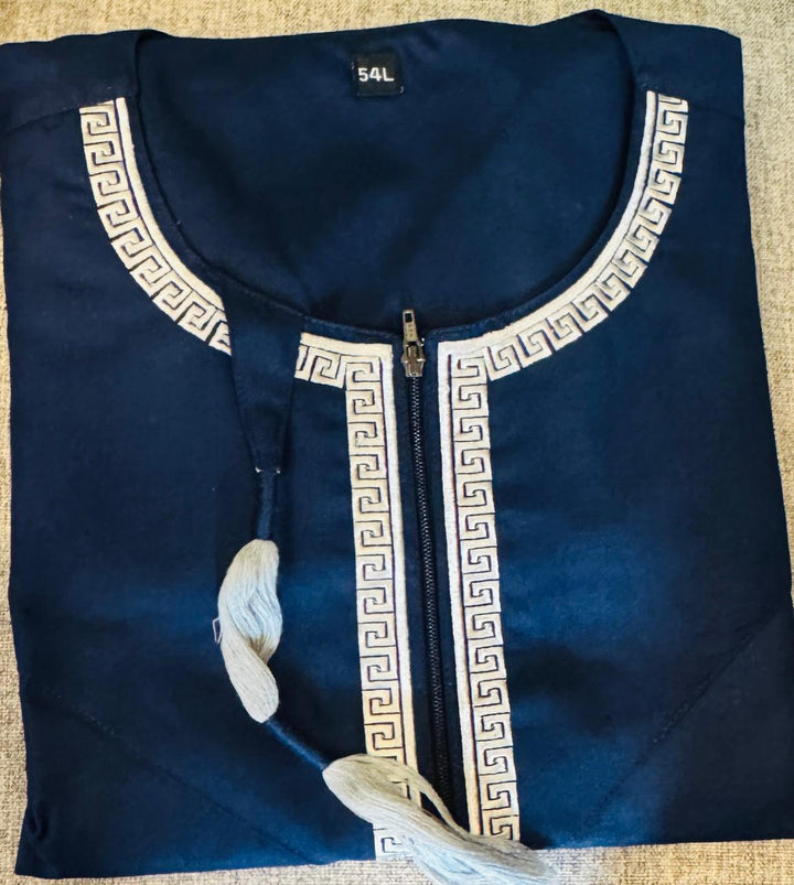 Gown Thobe Men Embroidery Tassle Sizes 50 - 60 Assorted Colors