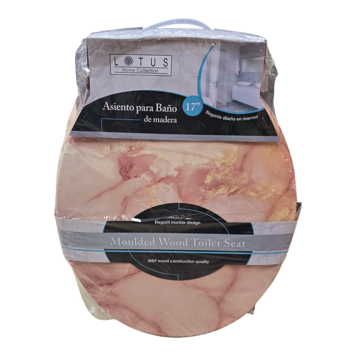 LOTUS Toilet Seat Wood #LT-7063MB Marble