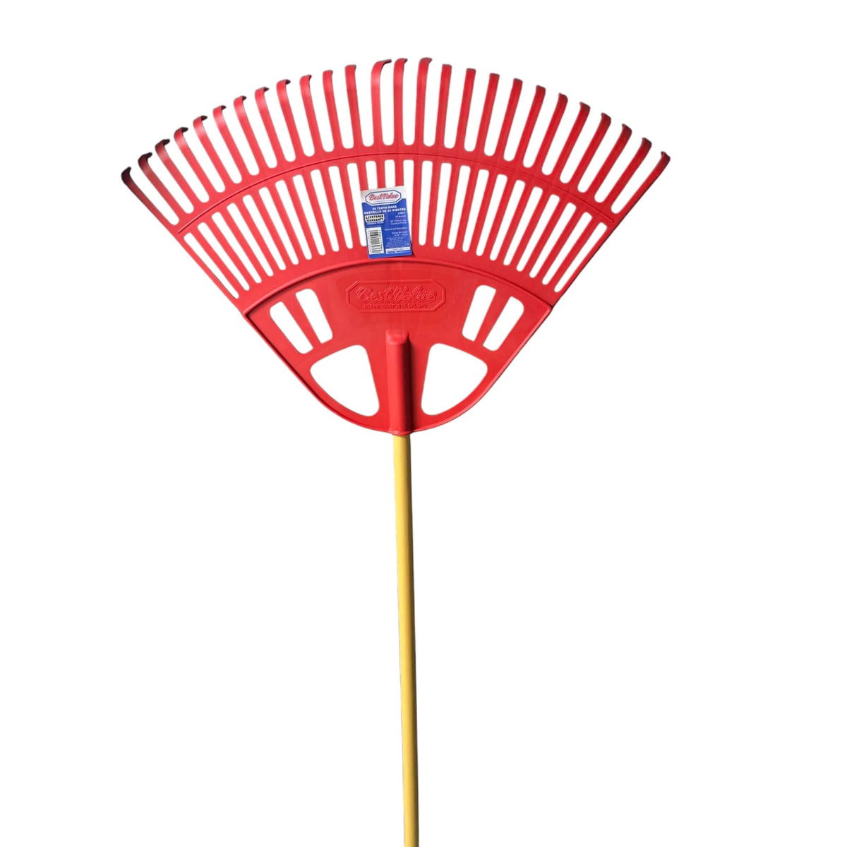 BEST VALUE Rake Fan Plastic 26T W/HANDLE J13017 Red
