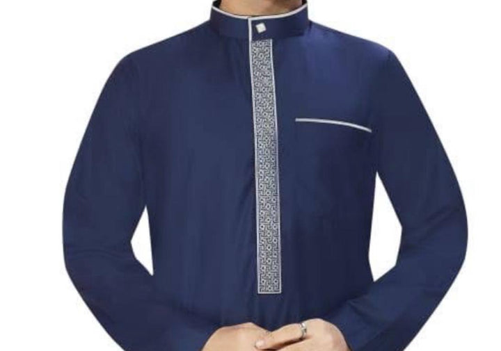 Gown Thobe Men Embroidery Sizes 50