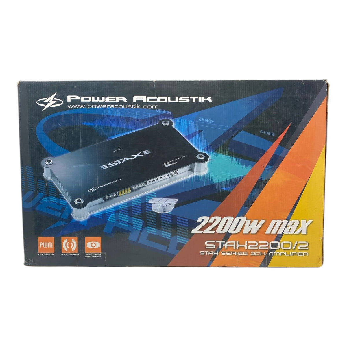 POWER ACOUSTIK Amplifier Car STAX2200-2 2CH
