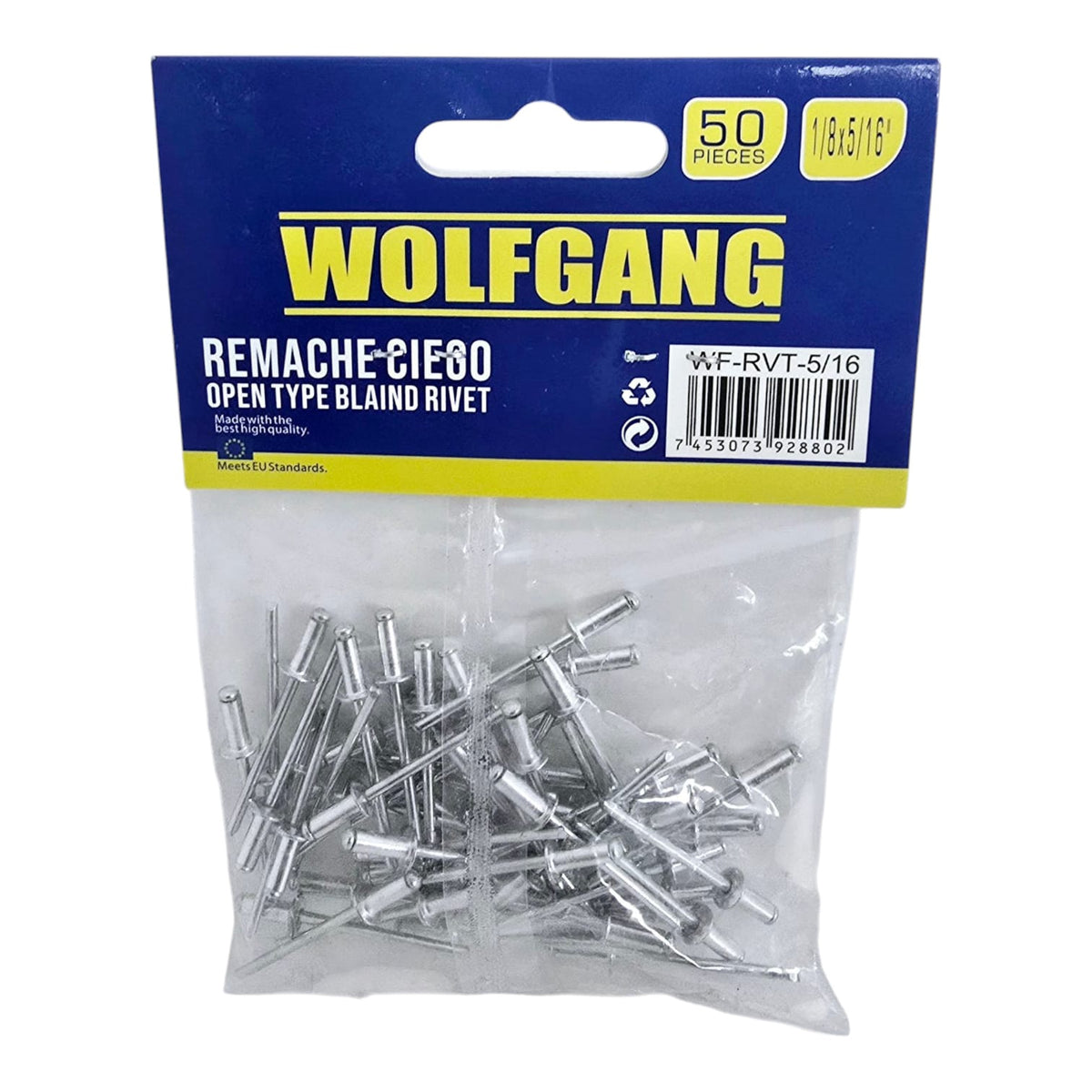 WOLFGANG Rivet Blind 1/8X5/16" 50PCS Pk WF-RVT-5/16