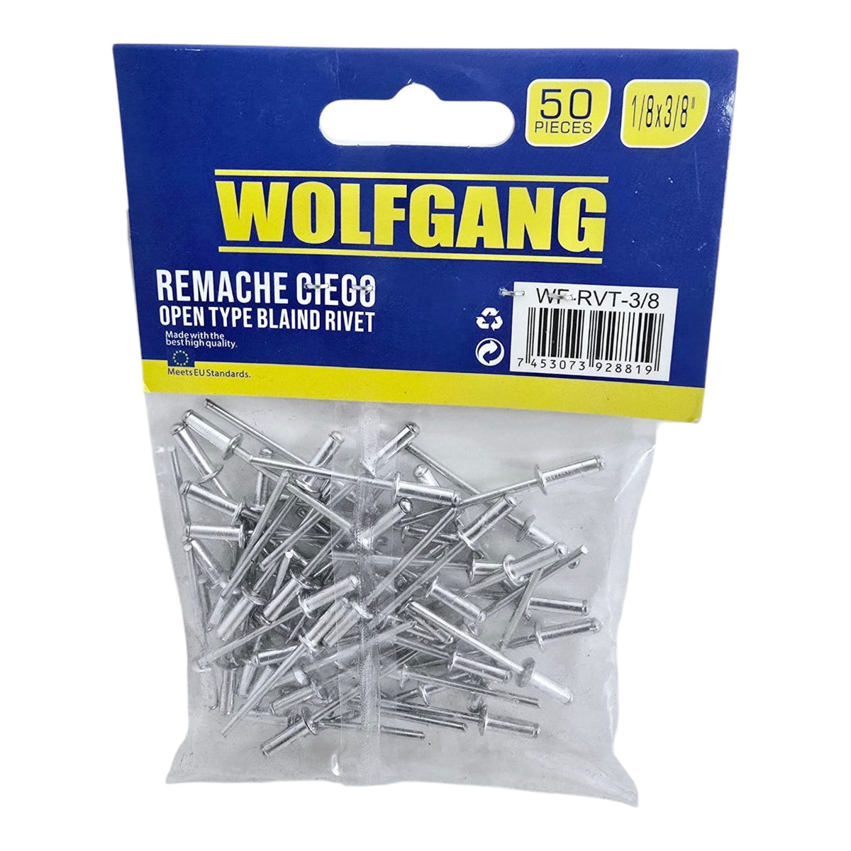 WOLFGANG Rivet Blind 1/8X3/8" 50PCS Pk WF-RVT-3/8