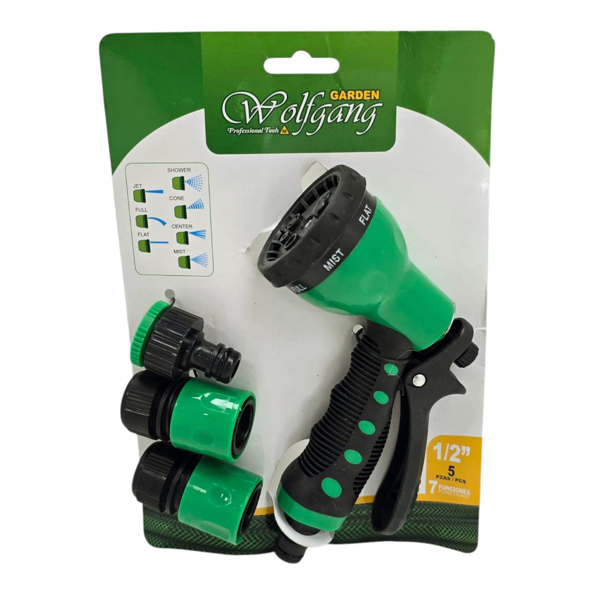 WOLFGANG Hose Nozzle with Connectors WF-GDN-05
