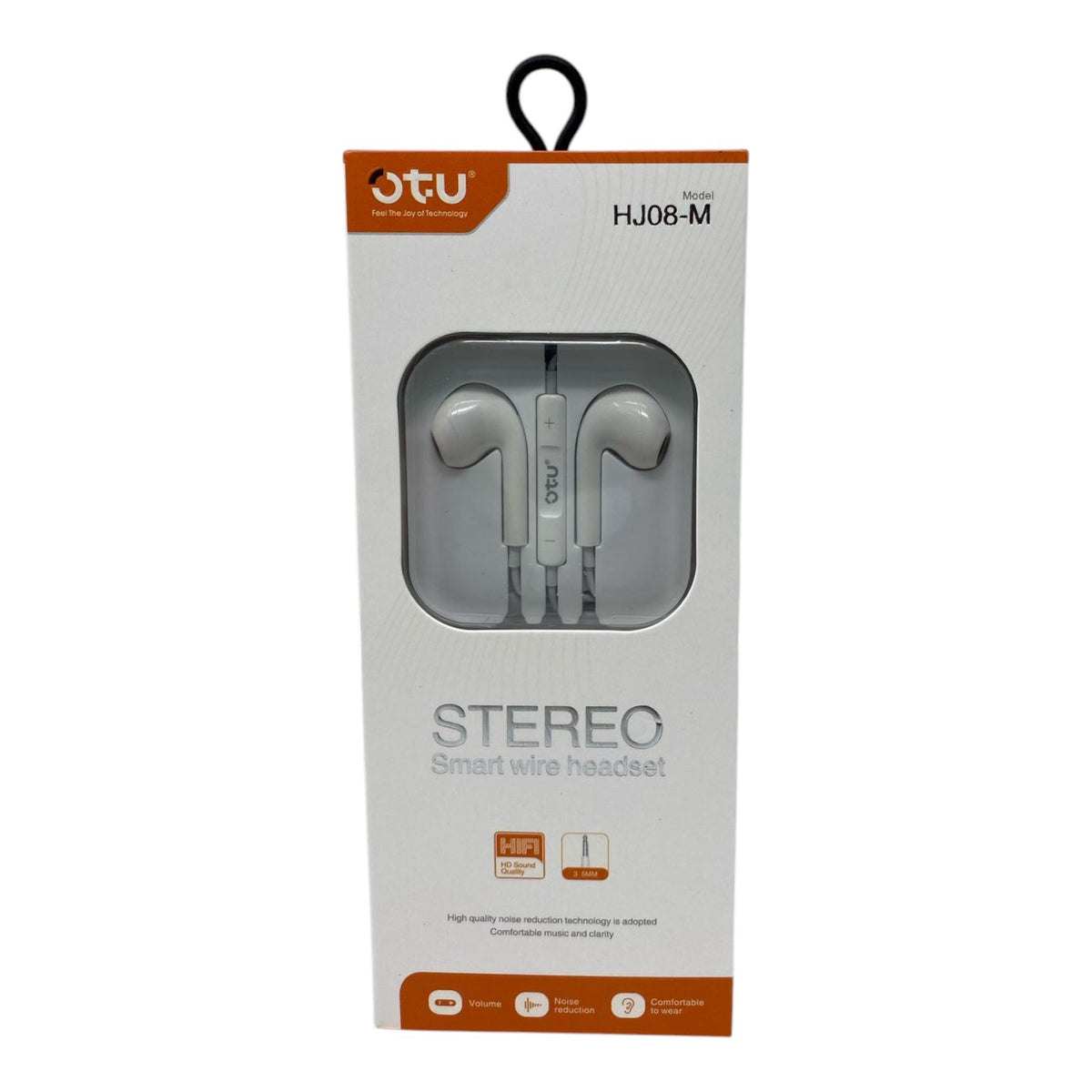 OTU Headphones & Mic HJ-08-M Smart Wire Headset Hifi IN-EAR