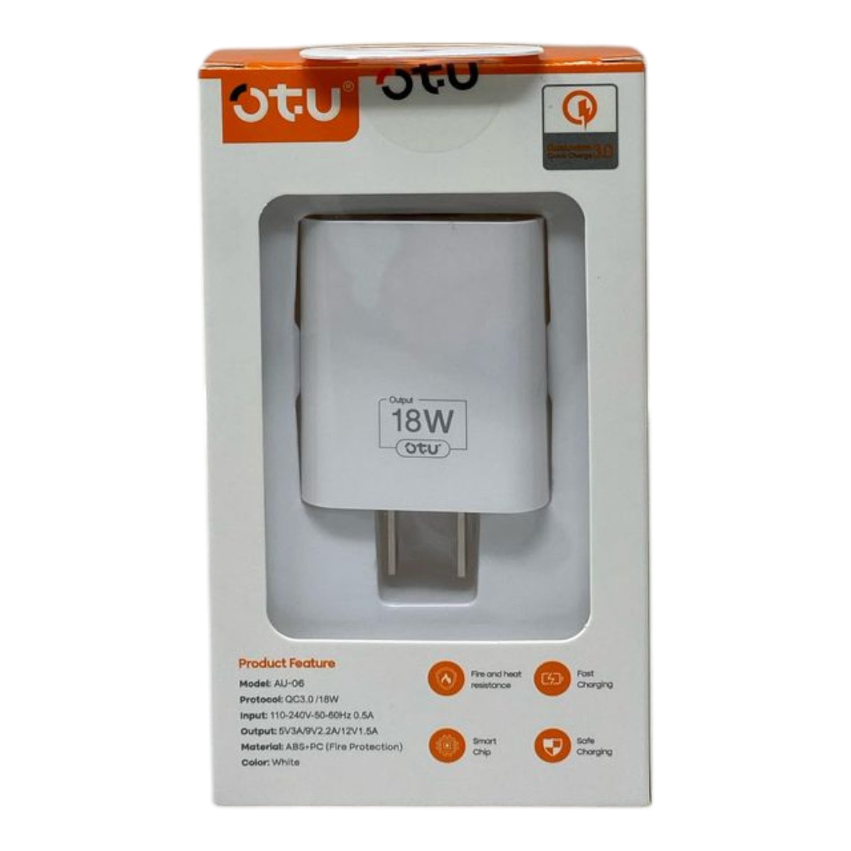 OTU Charger Adapter USB AU-06 18W Quickcharge 3.0