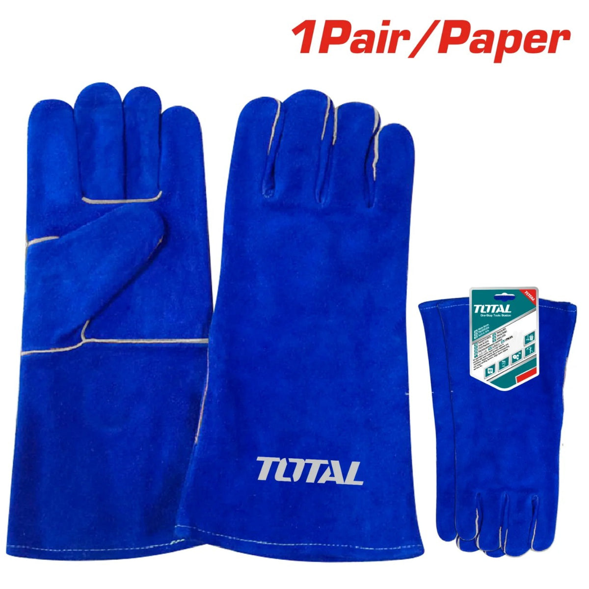 TOTAL Gloves Welding Leather TSP15014 14"