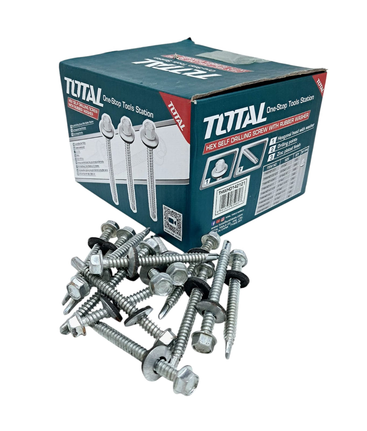 TOTAL Screw Ind. 2 1/2" X #14 METAL-METAL THWHD142121 150PCS Per Box