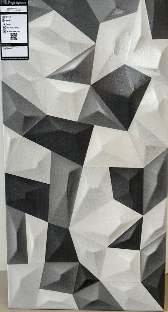 Tile Ceramic 12"X24" 31X60CM Corato Black