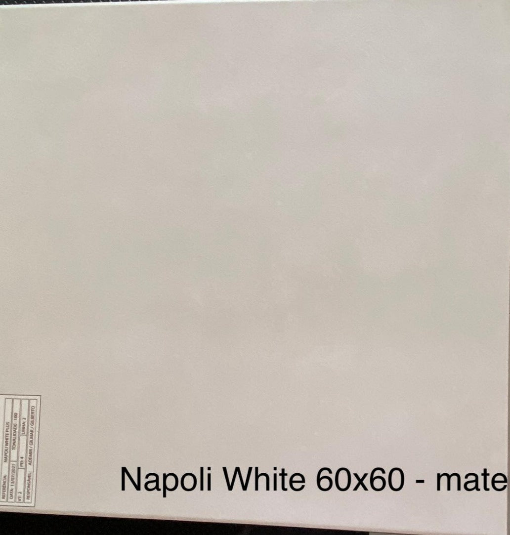 Tile Ceramic 24X24 (60X60CM) Napoli White Plus