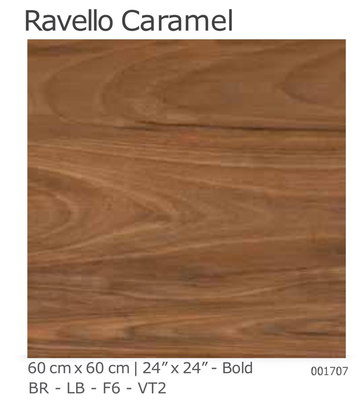 Tile Ceramic 24X24 (60X60CM) Ravello Caramel