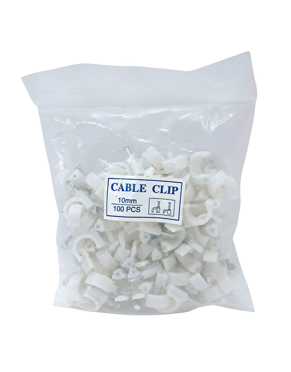 Tower Clip 10MM Round 100PCS Pk
