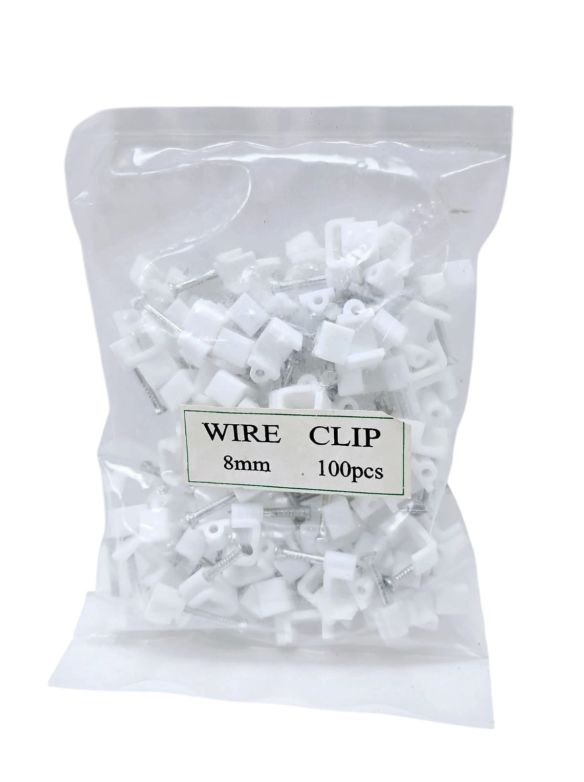 Tower Clip 8MM Flat 100PCS Pk (Wire Clip Works on 1.5 2C Flat Cable)
