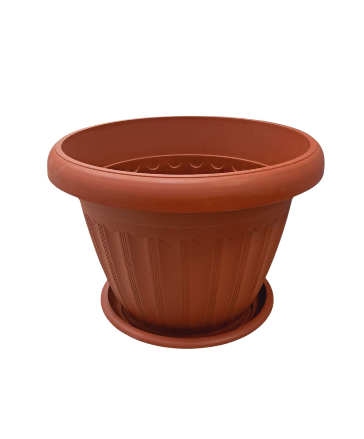 Plant Pot Brown GP-2190-8 LH2009 with Bottom 38X28.5