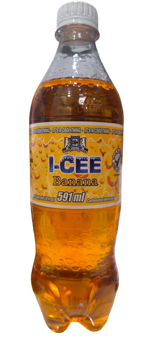 BANKS DIH LTD Banks Dih I-CEE Banana Soda Drink 20 OZ 591ML