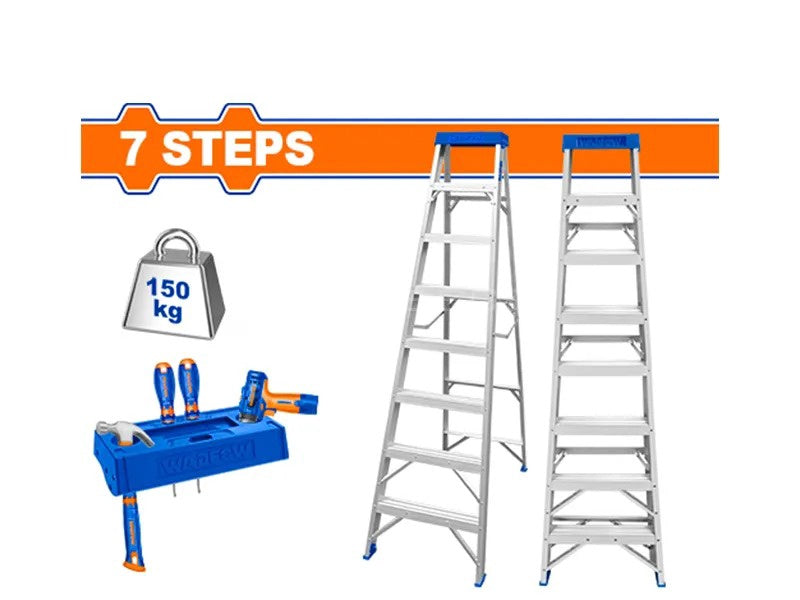 WADFOW Ladder Aluminum 7 Steps WLD2H07