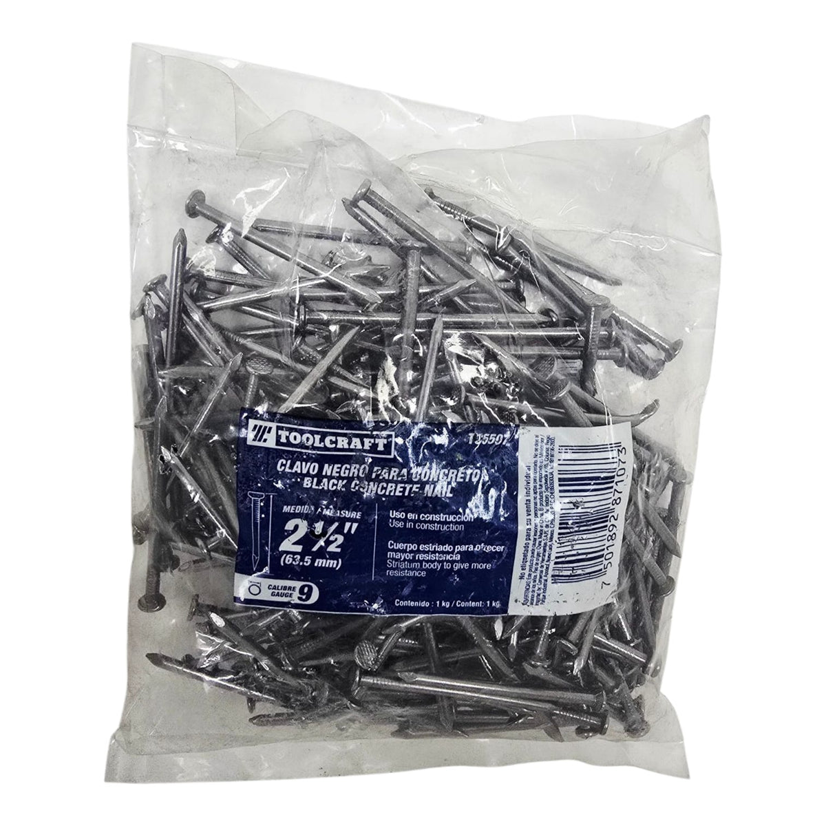 Nail 2 1/2" Head Sold Per 2.2LB/1KG Pk