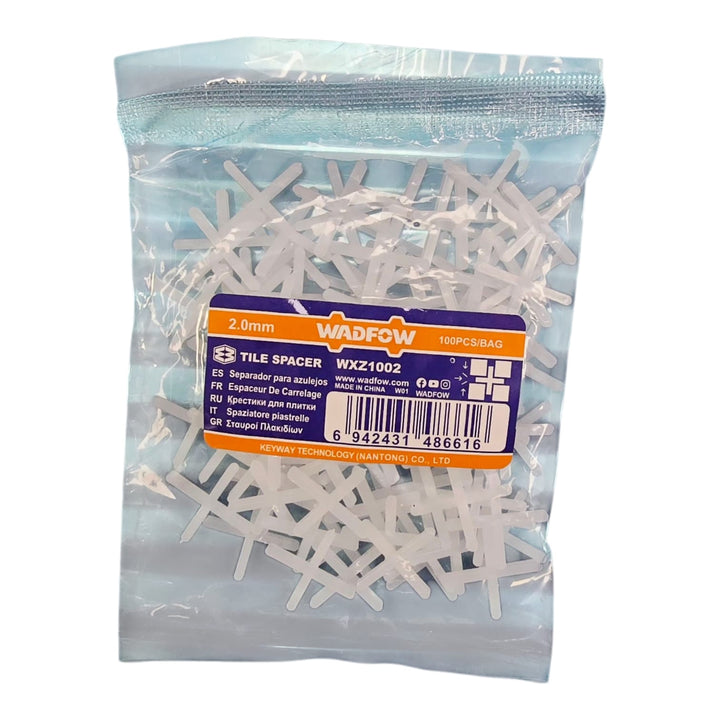 WADFOW Tile Spacers 2MM WXZ1002 100PCS Pk