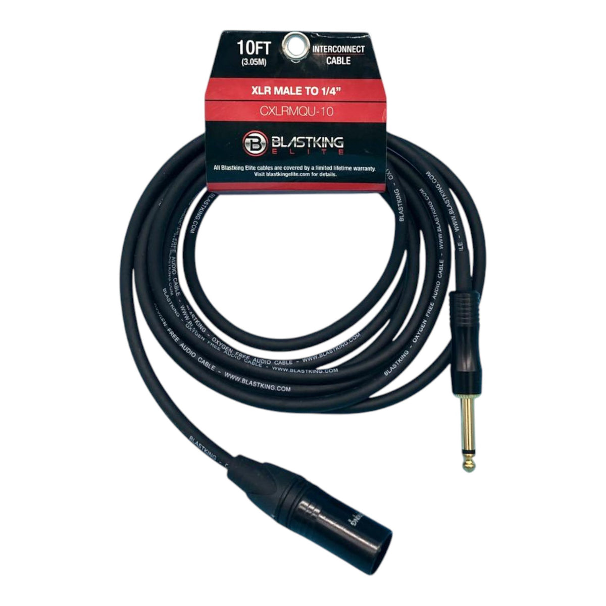 BLASTKING Lead Xlr Male - 1/4 Male Mono 10' Ibke CXLRMQU-10