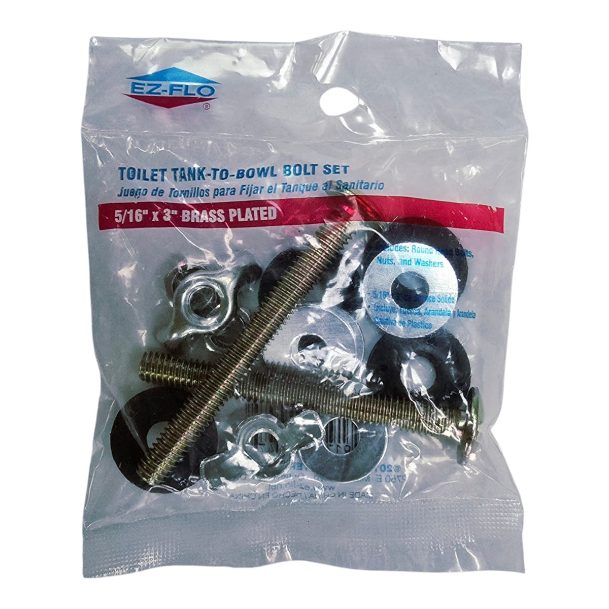 EZ-FLO Toilet Tank to Bowl Bolt Set #40047