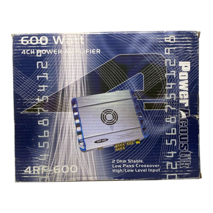 POWER ACOUSTIK Amplifier Car 4RF-600W