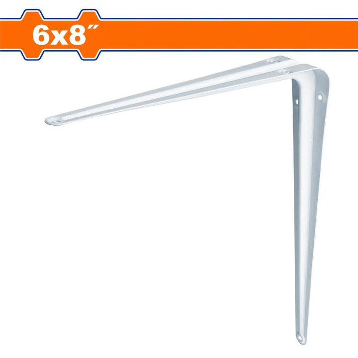 WADFOW Shelf Bracket 6" X 8" White Sold Each WZJ1306