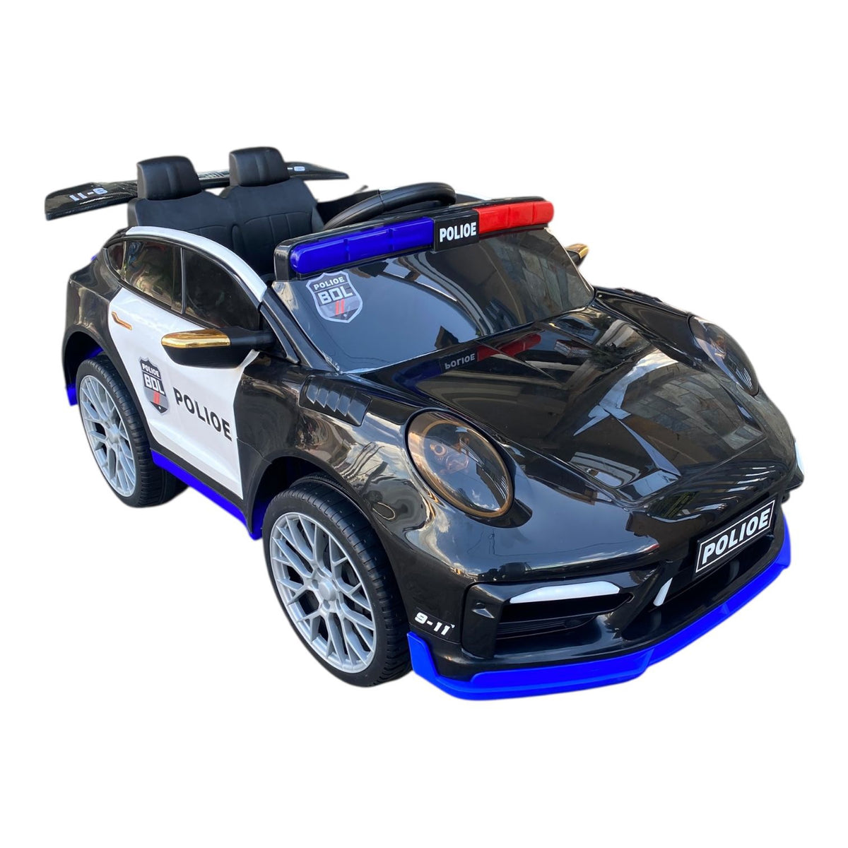 Toy Car Ride on GP-3185 2988 Black Police