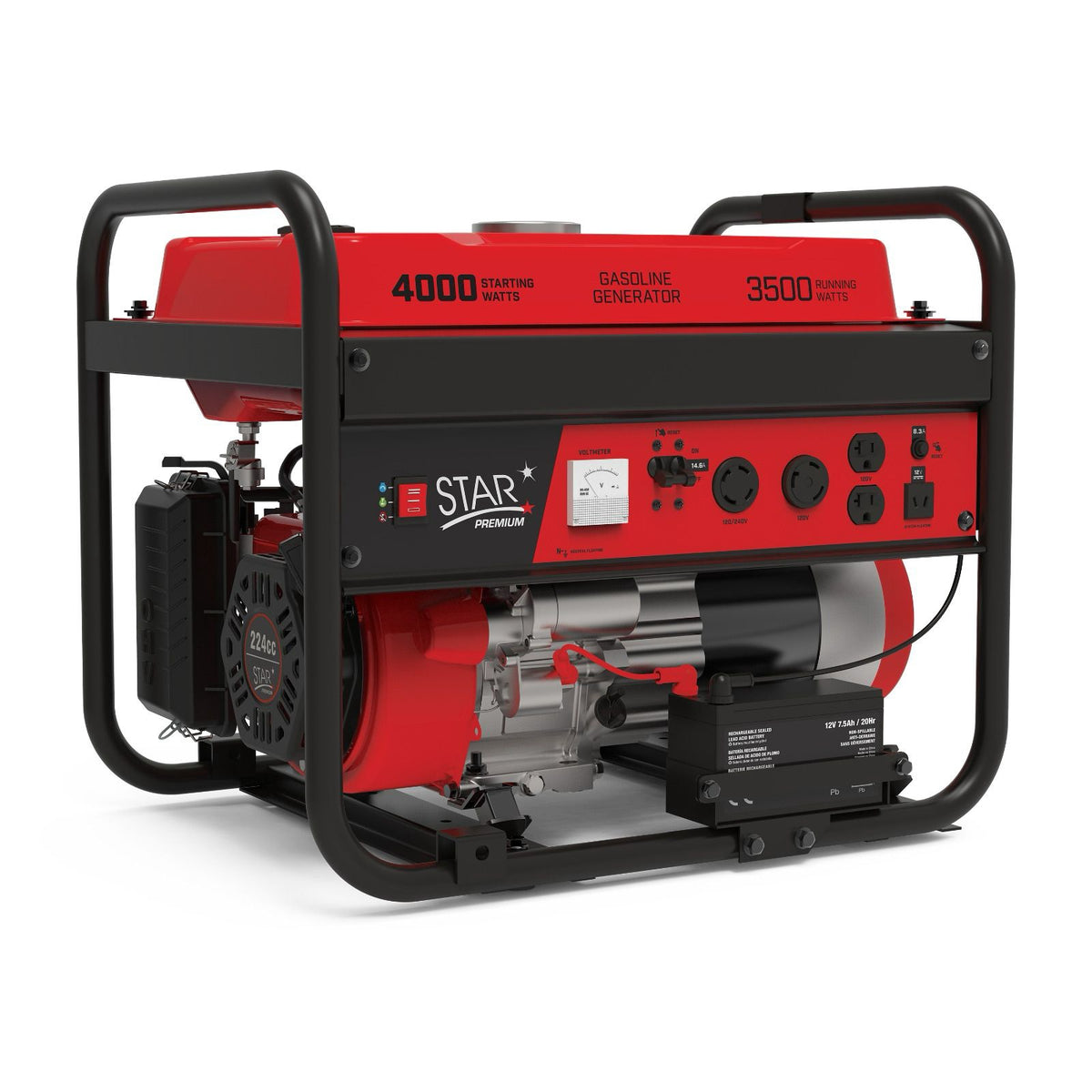 STAR Generator 3500W STP3500EI Premium Red Electric
