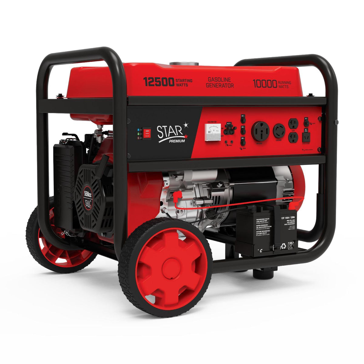 STAR Generator 10000W STP10000E2 Premium Red Electric