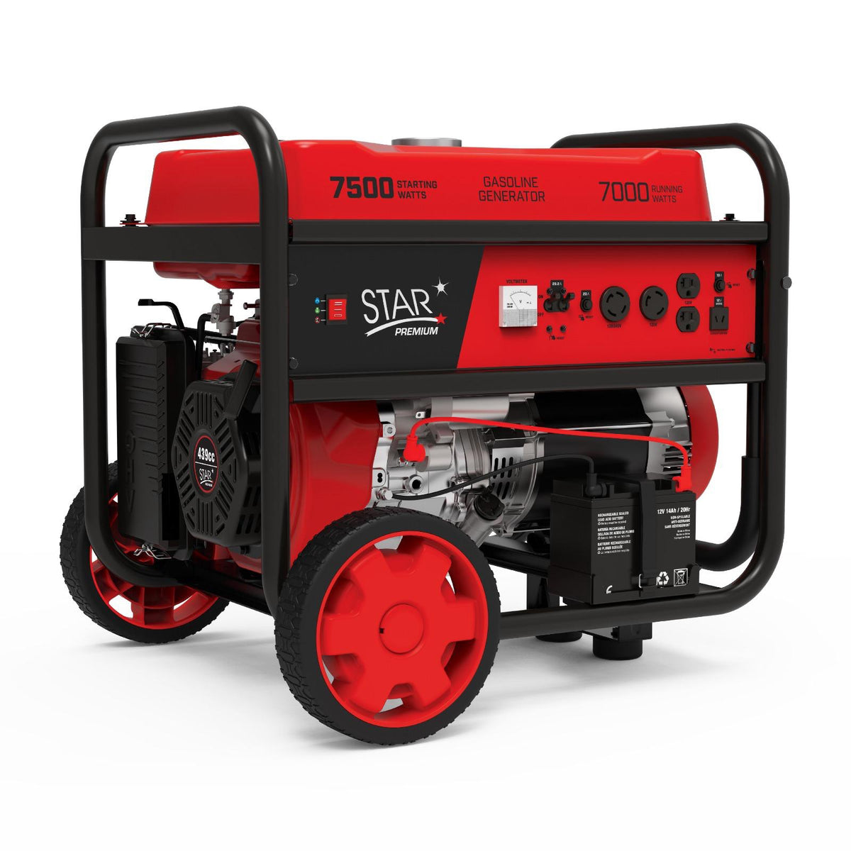 STAR Generator 7500W STP7500E2 Premium Red Electric