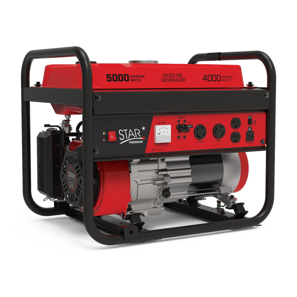 STAR Generator 4000W STP4000 Premium Red Pull